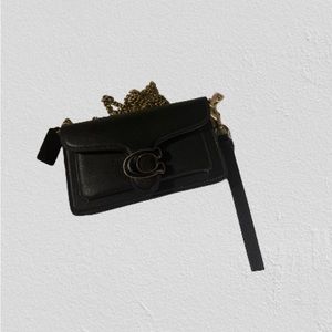 Coach Tabby crossbody wristlet black